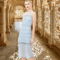 Hand Beaded Lace Dress