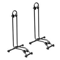 BIKEHAND Bicycle Floor Type Parking Rack Stand - for Mountain and Road Bike Indoor Outdoor Garage Storage