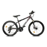 CyclingDeal EXPLORER Kids Children Mountain Bike Bicycle MTB - 21 Speed 24" Wheels 14" Frame for 8-12 Years Old