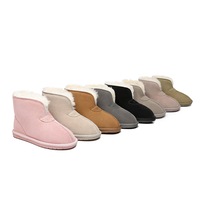 AUSTRALIAN SHEPHERD® UGG Sheepskin Wool Ankle Slippers Parker