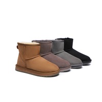 AUSTRALIAN SHEPHERD® UGG Boots Double Faced Sheepskin Wool Ankle Mini Classic