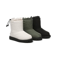 EVERAU® UGG Boots Kids Sheepskin Wool Waterproof Drawstring Sonita