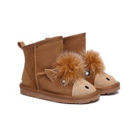 EVERAU® UGG Boots Kids Sheepskin Wool Pony Kids Plus