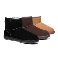 AUSTRALIAN SHEPHERD® UGG Boots Sheepskin Wool Mini Classic Suede