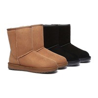 AUSTRALIAN SHEPHERD® UGG Boots Sheepskin Wool Short Classic Suede