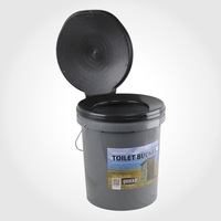 20L Toilet BUCKET Portable Outdoor Box Thunder Boom Travel Camping Bush Dunny