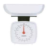 10kg Propert Large Capacity Mechanical Kitchen Scales - White/Black