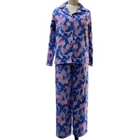 Womens FLANNELETTE PYJAMAS 100% Cotton PJs Set Top Pants Ladies Flannel PJ Womens