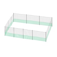 Chicken Coop Cage Pen Run Hen House Chook Fence Poultry Enclosure Mesh Net Hutch Habitat Netting Yard Farm Fencing 3000x125CM