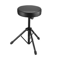 Melodic Drum Stool Throne Seat Chair Folding Padded Rotatable for Kids Adults