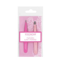 1000 Hour Tweezers Slant + Pointed DUO Pack