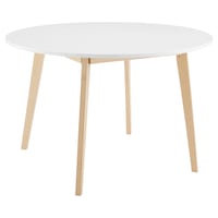 DukeLiving Oscar 120cm Round Scandinavian Style Dining Table