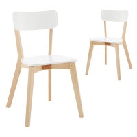 DukeLiving Oscar Scandinavian Style Dining Chairs (Set of 2)