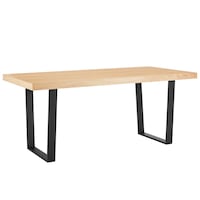 DukeLiving Byron 180cm Ski-Leg Dining Table (Elm)