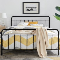 DukeLiving Charlie Metal Bed Frame Black (Double, Queen)