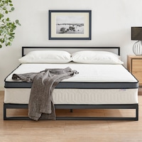 DukeLiving Chiro Plush 25cm Euro Box Top Memory Foam Innerspring Mattress (Single, King Single, Double, Queen)