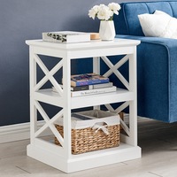 DukeLiving Cove Beach Cross Base Side Table