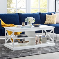 DukeLiving Hamptons Coastal Cross Coffee Table