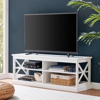 DukeLiving Hamptons Coastal Cross 120cm TV Entertainment Unit