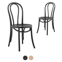 DukeLiving Thonet Replica Bentwood Dining Chairs Set of 2 (Black, Natural, White)