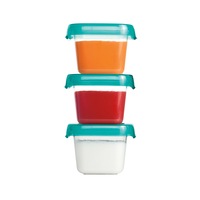 OXO Tot 3Pc Baby Blocks Freezer Storage Containers (2oz)- Teal