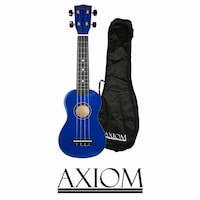Axiom Spectrum Soprano Ukulele - Blue - with Bag