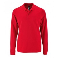 SOLS Mens Perfect Long Sleeve Pique Polo Shirt