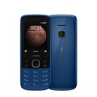 Nokia 225 4G Classic Blue *AU STOCK* 2.4" Display, Unisoc T117 CPU, 64MB ROM,128MB RAM, 16GB MicroSD card (included inside phone) 16QENL21A07