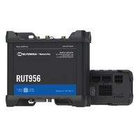 Teltonika RUT956 - dual-SIM cellular 4G LTE, WAN failover, with 4x Ethernet ports, GPS, an I/O connector block - Replaces RUT955 RUT956700600