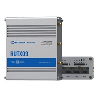 Teltonika RUTX09 - Instant LTE Failover - Reliable and Secure CAT6 Dual SIM 4G LTE Router/Firewall, Gigabit Ethernet, Location Tracking with GNSS/GPS RUTX09000300