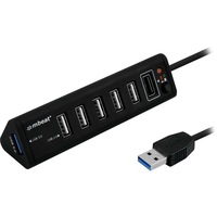 MBEAT HUB716 7 Port USB Hub and Charger USB 3.0 & 2.0 the Smart Charging Port Enables Full-Speed