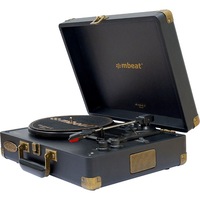 MBEAT TR96BLK Vintage Turntable With Bt Black Woodstock Ii