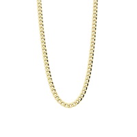 Bevilles Curb Necklace 9ct Yellow Gold 50cm