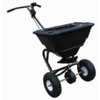 Fertilizer Spreader Push Walk Behind 40kg 35L Broadcast Seed Sand Fertiliser
