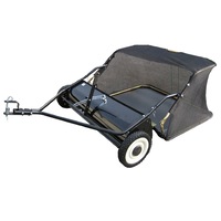 Lawn Sweeper 42 " inch tow behind Ride on Mower collect grass, leaves, manure