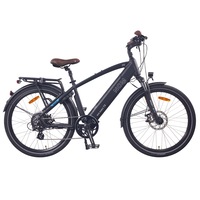 NCM T3 Trekking E-Bike, City-Bike, 250W-500W, 48V 12Ah 576Wh Battery [Black 28"]