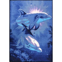 Animal Large Rug Dolphin 140x190cm