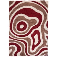Cabana 891 Taupe-Red Rug 160x230cm