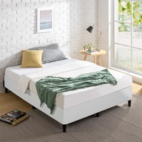 Zinus Ensemble Bed Base Frame Box Spring - White Single, King Single, Double, Queen & King