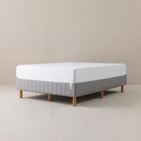 Zinus Justina Quick Snap Ensemble Bed Base Frame Grey / Navy (Single, Double, Queen, King)
