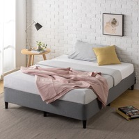 Zinus Ensemble Bed Base Frame Box Spring - Dark Grey Single, King Single, Double, Queen & King