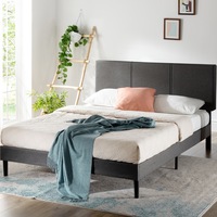 Zinus Cambril Fabric Bed Frame Dark Grey Single, Double & Queen