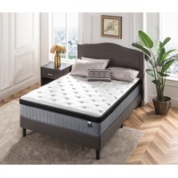 Zinus 33cm Plush Pocket Spring Mattress - Single, Double, Queen & King