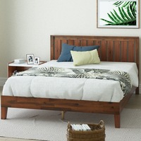 Zinus Deluxe Solid Bed Frame Wood - Single, Double, Queen & King