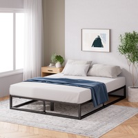 Zinus High 25cm Metal Bed Base Underbed Storage - Single, Double, Queen & King