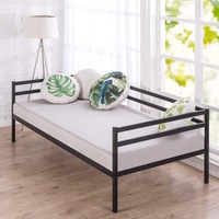 Zinus Marie Split Rail Premium Daybed Frame Black Metal - Single