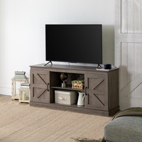 Zinus Wooden Entertainment Unit TV Stand Cabinet - Brown