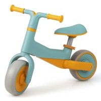 Costway Balance Bikes kidren's Bicycle Toddler Bike Adjustable Seat Height w/No Pedal Blue