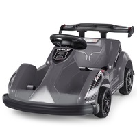 Costway Kids Ride On Car Electric Race Truck Toy Remote Control Go-kart kidren Gift w/Music Black
