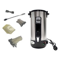 10L Candle Wax Heater With Tap And Accessories - Candle Making Melter Pot